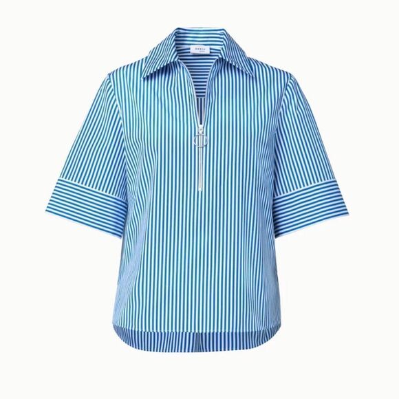 Akris Punto Striped Blouse size 6